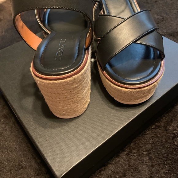 Coach Leather Espadrilles - Picture 8 of 8